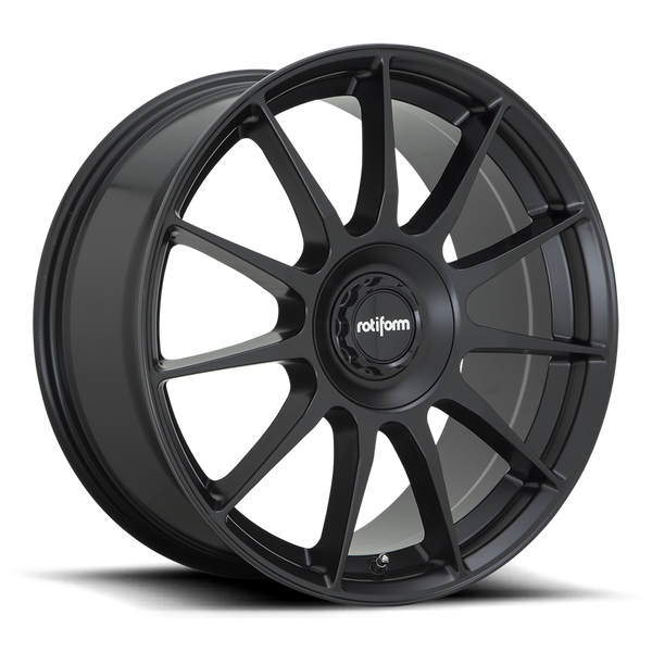 Rotiform R168 DTM Wheel 19x8.5 5x112 45 Offset - Satin Black