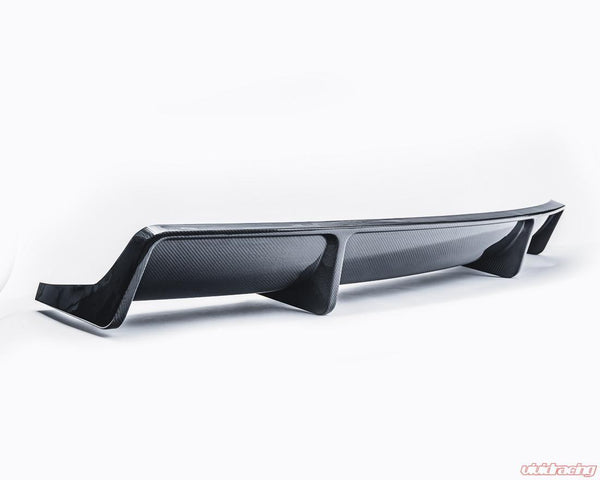VR Aero Gloss Carbon Fiber Rear Diffuser Tesla Model 3 2018+ - GUMOTORSPORT