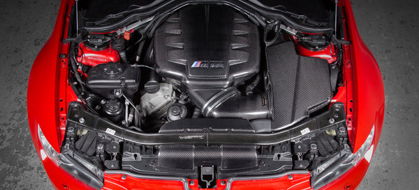 Eventuri BMW E9X M3 - Complete Black Carbon Inlet Plenum - No Emblem