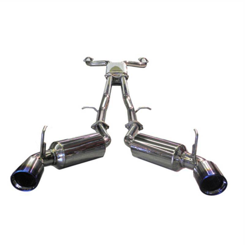 Injen 2003 - 2008 350Z Dual 60mm SS Cat-Back Exhaust w/ Built In Resonated X-Pipe