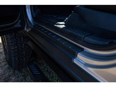 Bushwacker 2021 + Ford Bronco 2 Door Trail Armor Rocker Panel - Black