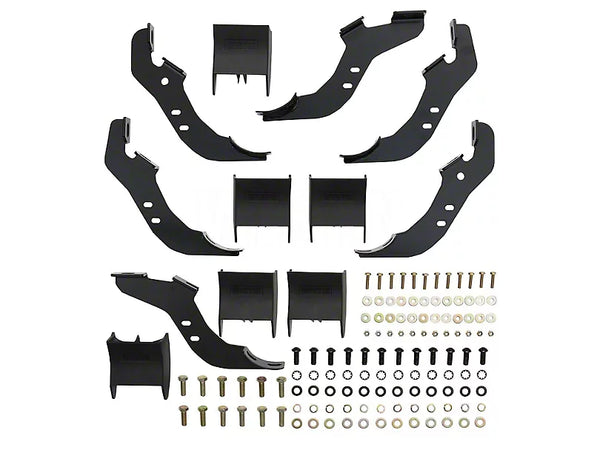 Westin 2021 + Ford Bronco (4-Door) PRO TRAXX 4 Oval Nerf Step Bars - Textured Black