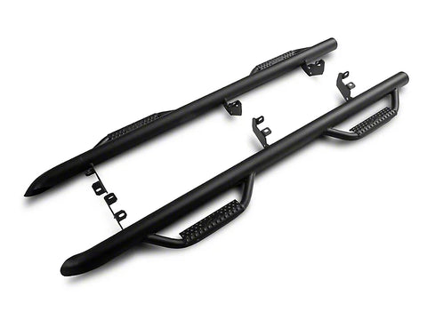 Westin 2021 + Ford Bronco 4DR HDX Stainless Drop Nerf Step Bars - Textured Black