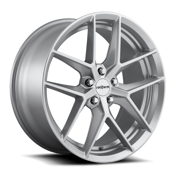 Rotiform R133 FLG Wheel 19x8.5 5x112 45 Offset - Gloss Silver