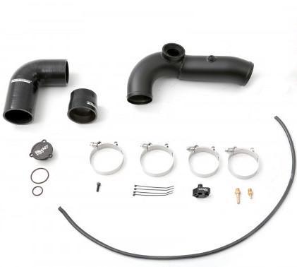 cp-e Exhale Hard Pipe To Throttle Body w/ HKS Flange Black - Ford Focus ST 2013+ - GUMOTORSPORT