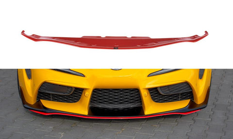 Maxton Design V3 Red Front Lip - Supra 2020+ - GUMOTORSPORT