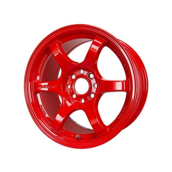 Gram Lights 57DR 18x9.5 +38 5x114.3 Milano Red Wheel