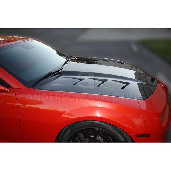 Anderson Composites 2010 - 2015 Chevy Camaro TSII-style Carbon Fiber Hood - GUMOTORSPORT