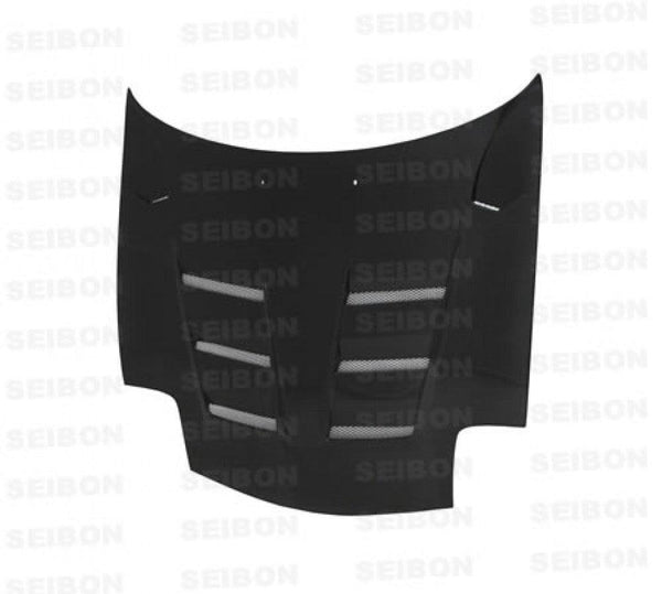 Seibon 1993 - 2002 Mazda RX7 FD3S TS Style Carbon Fiber Hood - GUMOTORSPORT