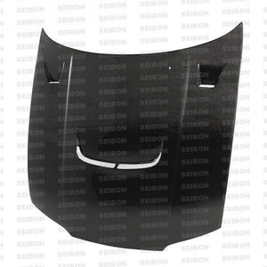 Seibon 1995 - 1998 Nissan Skyline R33 GT-R (BCNR33) JU-Style Carbon Fiber Hood - GUMOTORSPORT