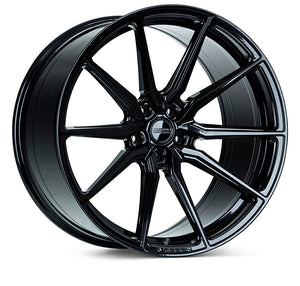 Vossen HF-3 19x8.5 / 5x112 / ET45 / Flat Face / 66.5 - Double Tinted - Gloss Black