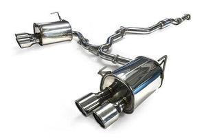 Invidia 2015 - 2021 Subaru WRX STI Q300 Single Layer Stainless Steel Quad Tip Cat-Back Exhaust