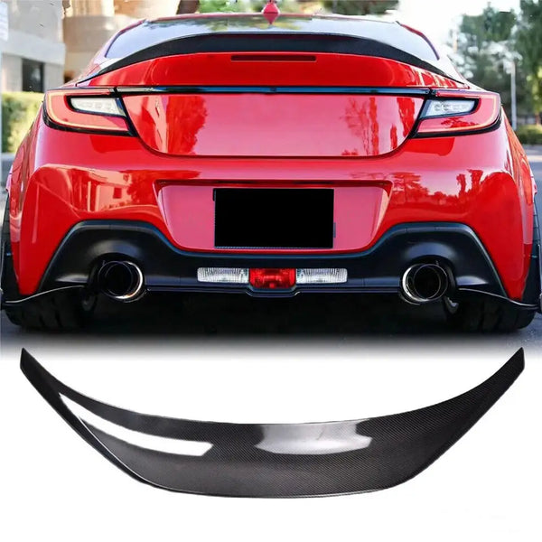 GMS KS Style Carbon Fiber Rear Trunk Spoiler / Duck Tail For 2022 + Toyota GR86 Subaru BRZ