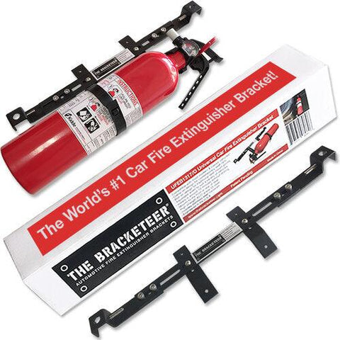 The Bracketeer Universal Car Fire Extinguisher Bracket - Universal - GUMOTORSPORT