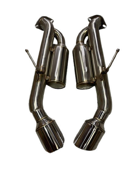 PLM Infiniti Q50 Axle-Back Exhaust Helmholtz Resonated 2014+ - GUMOTORSPORT