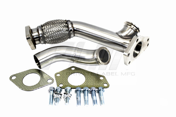 PLM Power Driven Subaru EWG Up Pipe with Dump Tube 38mm - GUMOTORSPORT