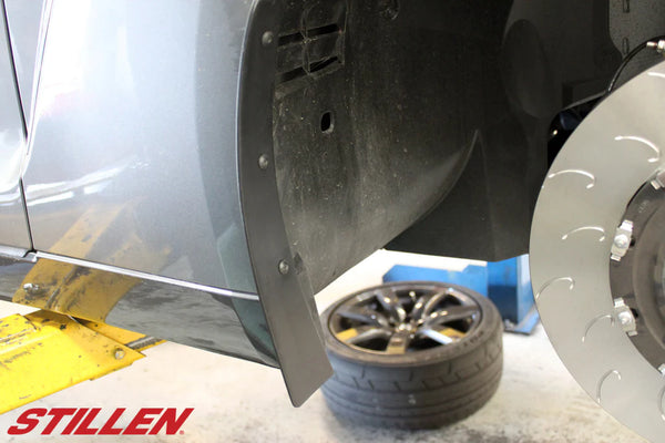 Stillen 2009-2012 Nissan GT-R Mud Flap Kit [Front & Rear] - GTRKB128214