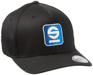 Sparco Hat Icon Black Large/XLarge FlexFit Tuning - GUMOTORSPORT