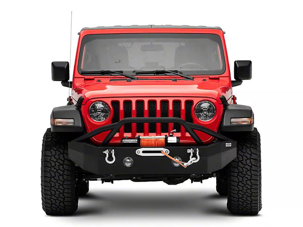 Fishbone Offroad 2018+ Jeep Wrangler JL Mid-Width Winch Front Bumper