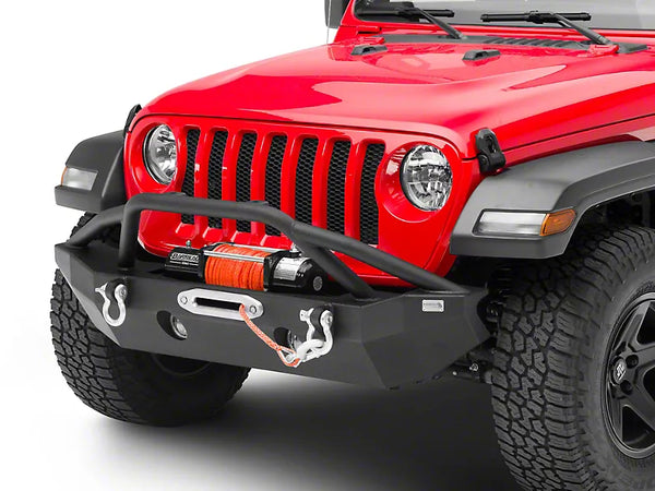 Fishbone Offroad 2018+ Jeep Wrangler JL Mid-Width Winch Front Bumper