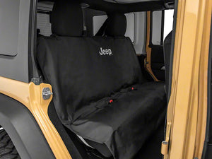 Officially Licensed Jeep Waterproof Pet Guard Seat Cover w/ Jeep Logo