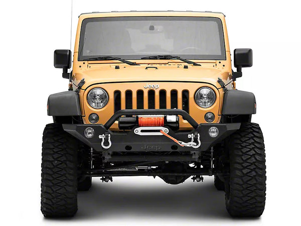 Officially Licensed Jeep 2007 - 2018 Jeep Wrangler JK Trail Force HD Front Bumper w/ Jeep Logo