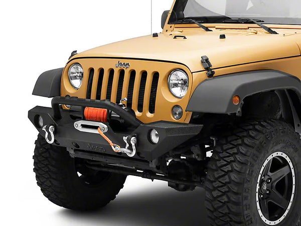 Officially Licensed Jeep 2007 - 2018 Jeep Wrangler JK Trail Force HD Front Bumper w/ Jeep Logo