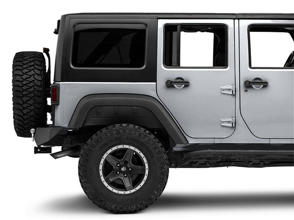 Officially Licensed Jeep 2007 - 2018 Jeep Wrangler JK Trail Force HD Rear Bumper w/ Jeep Logo