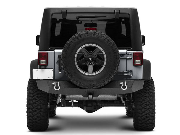 Officially Licensed Jeep 2007 - 2018 Jeep Wrangler JK Trail Force HD Rear Bumper w/ Jeep Logo