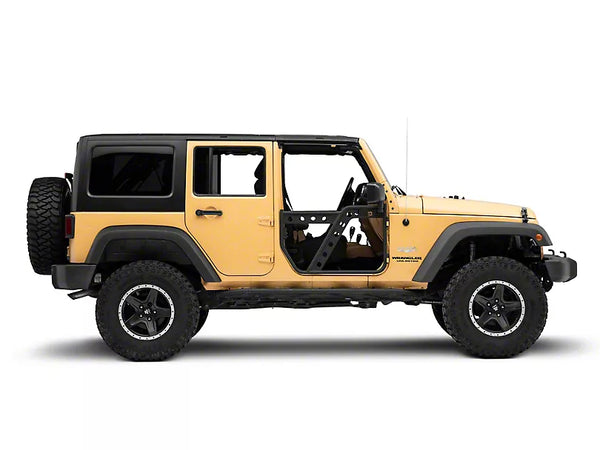 Officially Licensed Jeep 2007 - 2018 Jeep Wrangler JK HD Front Adventure Doors w/ Jeep Logo