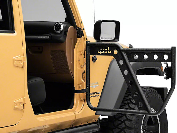 Officially Licensed Jeep 2007 - 2018 Jeep Wrangler JK HD Front Adventure Doors w/ Jeep Logo