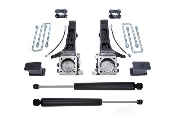 MaxTrac 2005 - 2020 Toyota Tacoma 2WD 6 Lug 6.5in/4in MaxPro Spindle Lift Kit w/MaxTrac Shocks - GUMOTORSPORT