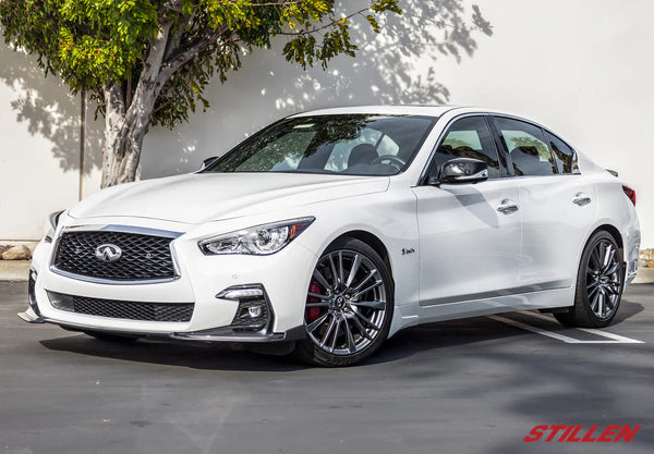 Stillen 2018-2021 Infiniti Q50 Front Splitter - Sport - [Unpainted] - KB11240UF