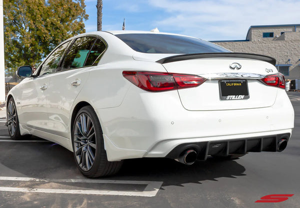 Stillen 2018-2021 Infiniti Q50 Rear Diffuser - Unpainted - KB11241