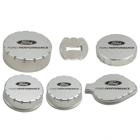 Ford Racing 2015 - 2021 Mustang 2.3L/5.0L/5.2L Aluminum Machined Engine Cap Covers