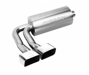 Gibson 1999 - 2007 Chevrolet Silverado / Sierra 1500 Base 4.3L 2.5in Cat-Back Super Truck Exhaust - Stainless