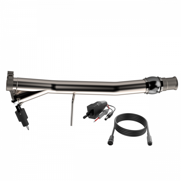 QTP 2014 - 2018 Chevrolet Silverado 1500 / Sierra 1500 4.8L/5.3L EC/CC Standard Bed 3in 304SS Aggressor Cutout Mid Pipe