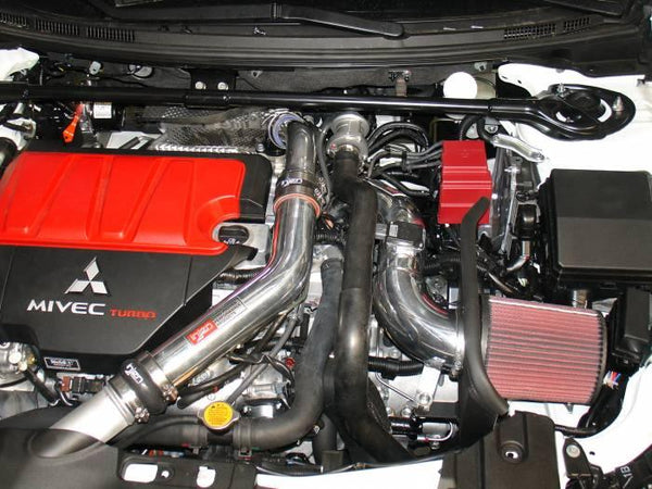 Injen 2008- 2015 Mitsubishi Evo X 2.0L 4Cyl Polished Short Ram Intake - GUMOTORSPORT