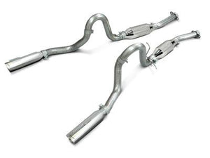 SLP 1999 - 2004 Ford Mustang 4.6L LoudMouth II Cat-Back Exhaust System - GUMOTORSPORT