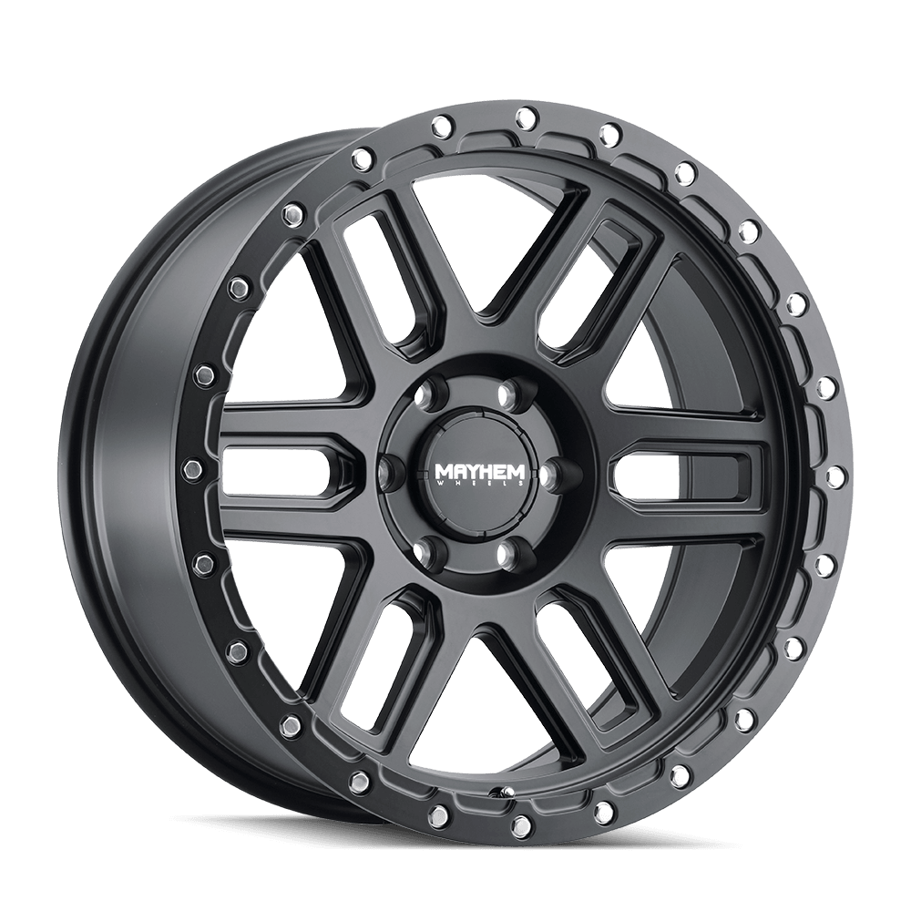 Mayhem 8304 Delta 17x9 / 6x139.7 BP / 0mm Offset / 106mm Hub Matte Black Wheel - GUMOTORSPORT