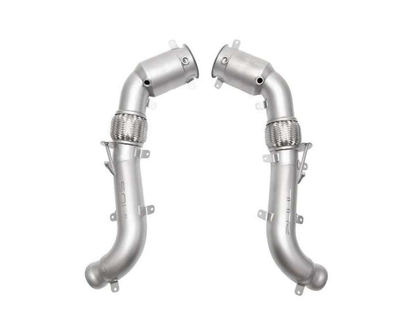 SOUL 2015+ McLaren 570S/GT/540C 3.5in Sport Downpipes (w/ 200 Cell Cats) - GUMOTORSPORT