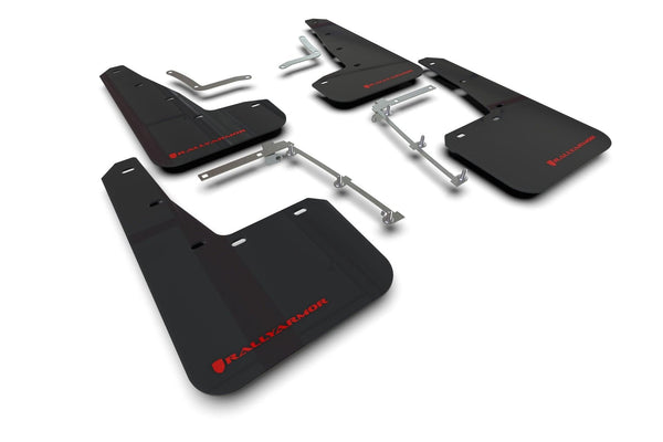 Rally Armor 2020 +Toyota GR Yaris Hatchback Black Mud Flap w/ Red Logo - GUMOTORSPORT