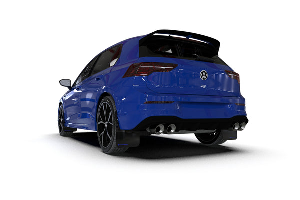 Rally Armor 2022 + MK8 Volkswagen Golf GTI/R Black UR Mud Flap w/ Green Logo