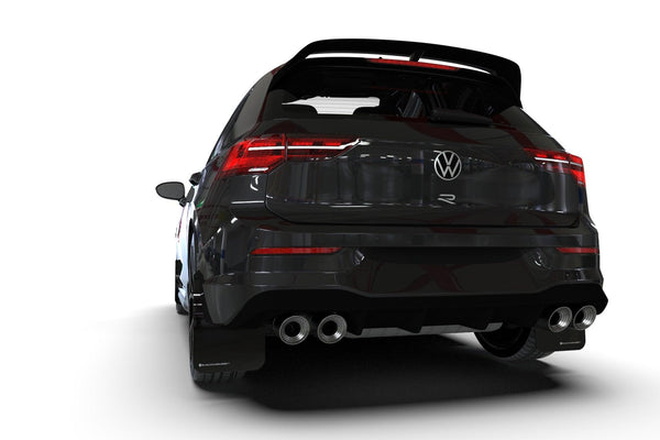 Rally Armor 2022+ MK8 Volkswagen Golf GTI/R Black UR Mud Flap w/ Gray Logo - GUMOTORSPORT