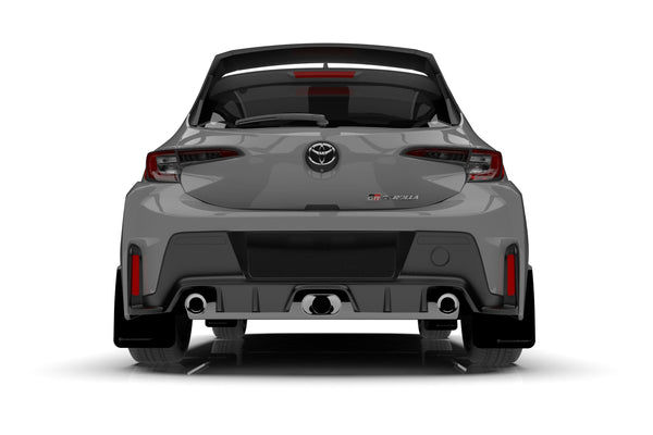 Rally Armor 2023 + Toyota GR Corolla Black UR Mud Flap w/ Dark Grey Logo