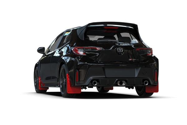 Rally Armor 2023 + Toyota GR Corolla Red UR Mud Flap w/ Black Logo