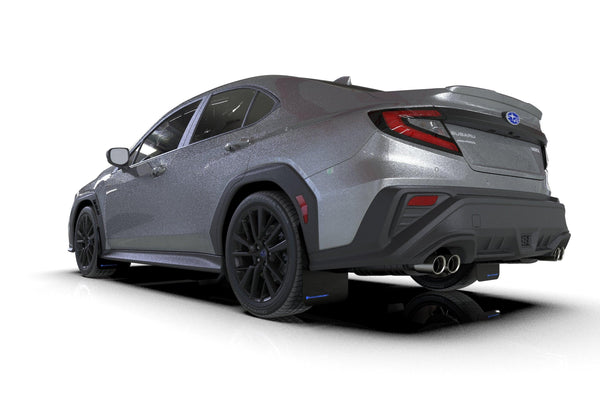 Rally Armor 2022 + Subaru WRX Black UR Mud Flap w/ Blue Logo - GUMOTORSPORT