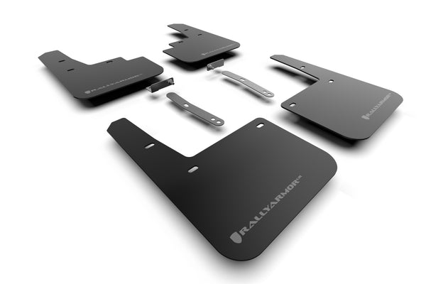 Rally Armor 2022 + Hyundai Kona N Line Black UR Mud Flap w/ Grey Logo