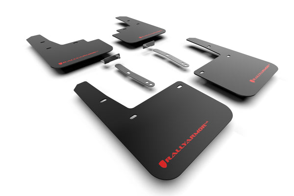 Rally Armor 2022 + Hyundai Kona N Line Black UR Mud Flap w/ Red Logo