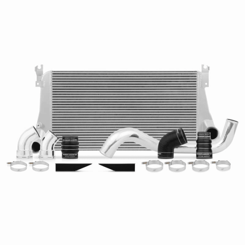 Mishimoto 2006 - 2010 Silverado / Sierra 2500 / 3500 6.6L Duramax Intercooler Kit w/ Pipes (Silver) - GUMOTORSPORT